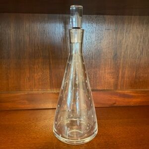 Lenox Kate Spade Larabee Dot Wine Decanter With Stopper, Crystal RARE
